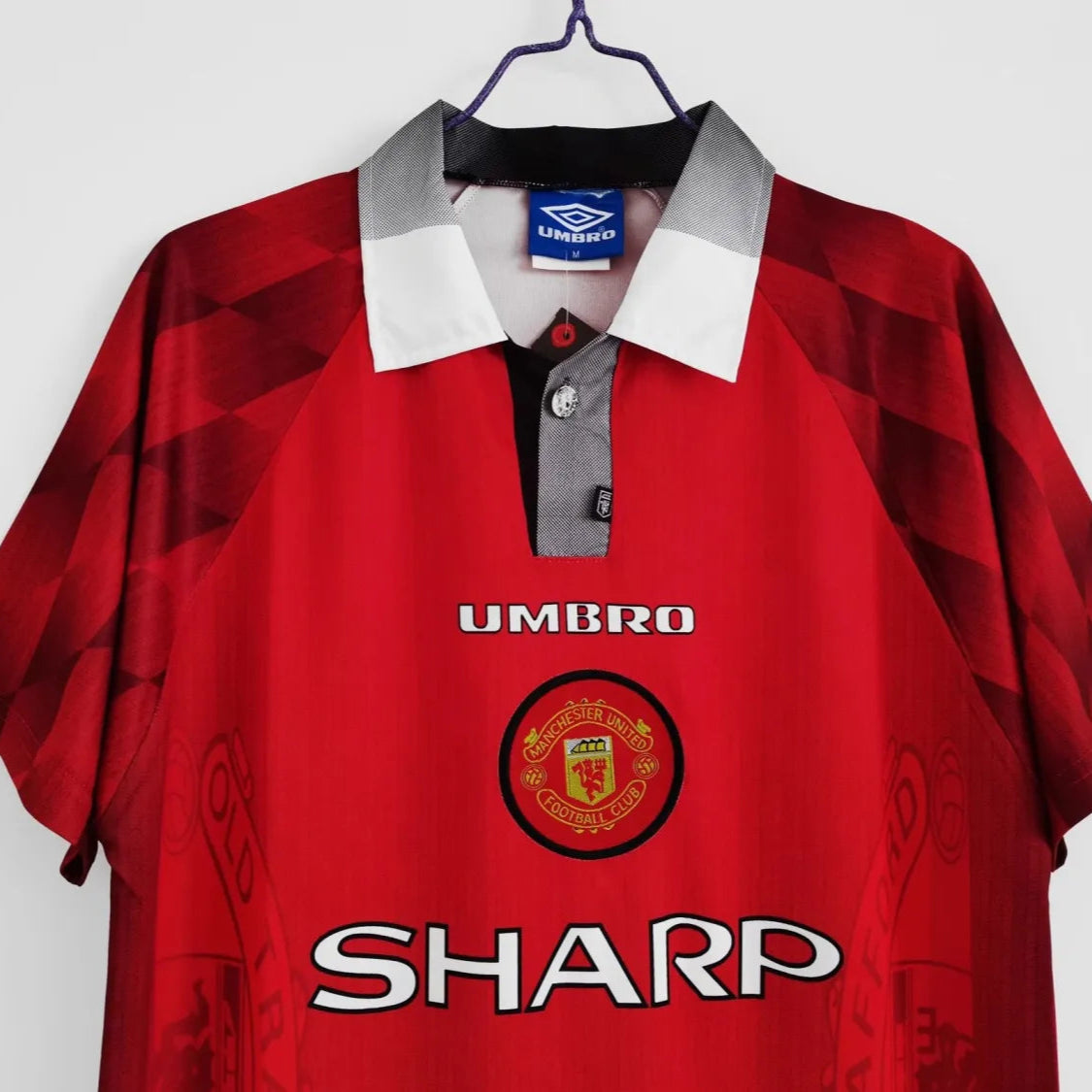 Camiseta Retro Manchester United Primera Equipación 1996/97 - Hombre