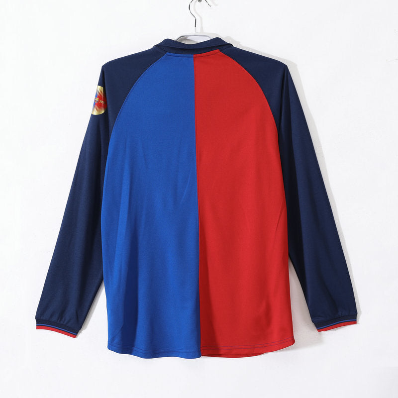 Camiseta Retro Barcelona Primera Equipación 1999/2000 - Manga Larga