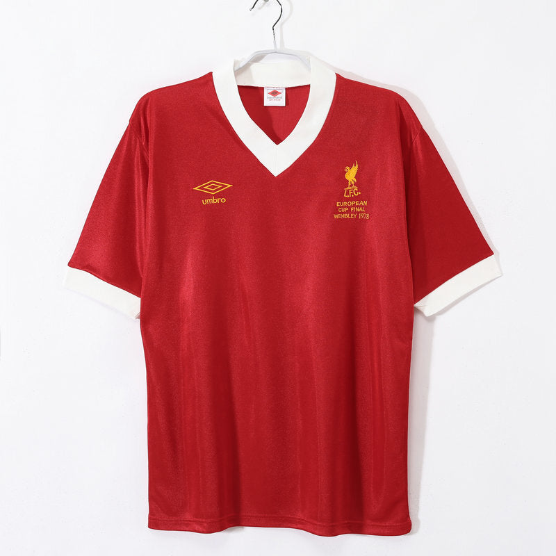 Camiseta Retro Liverpool Primera Equipación Final Wembley 1978 - Hombre