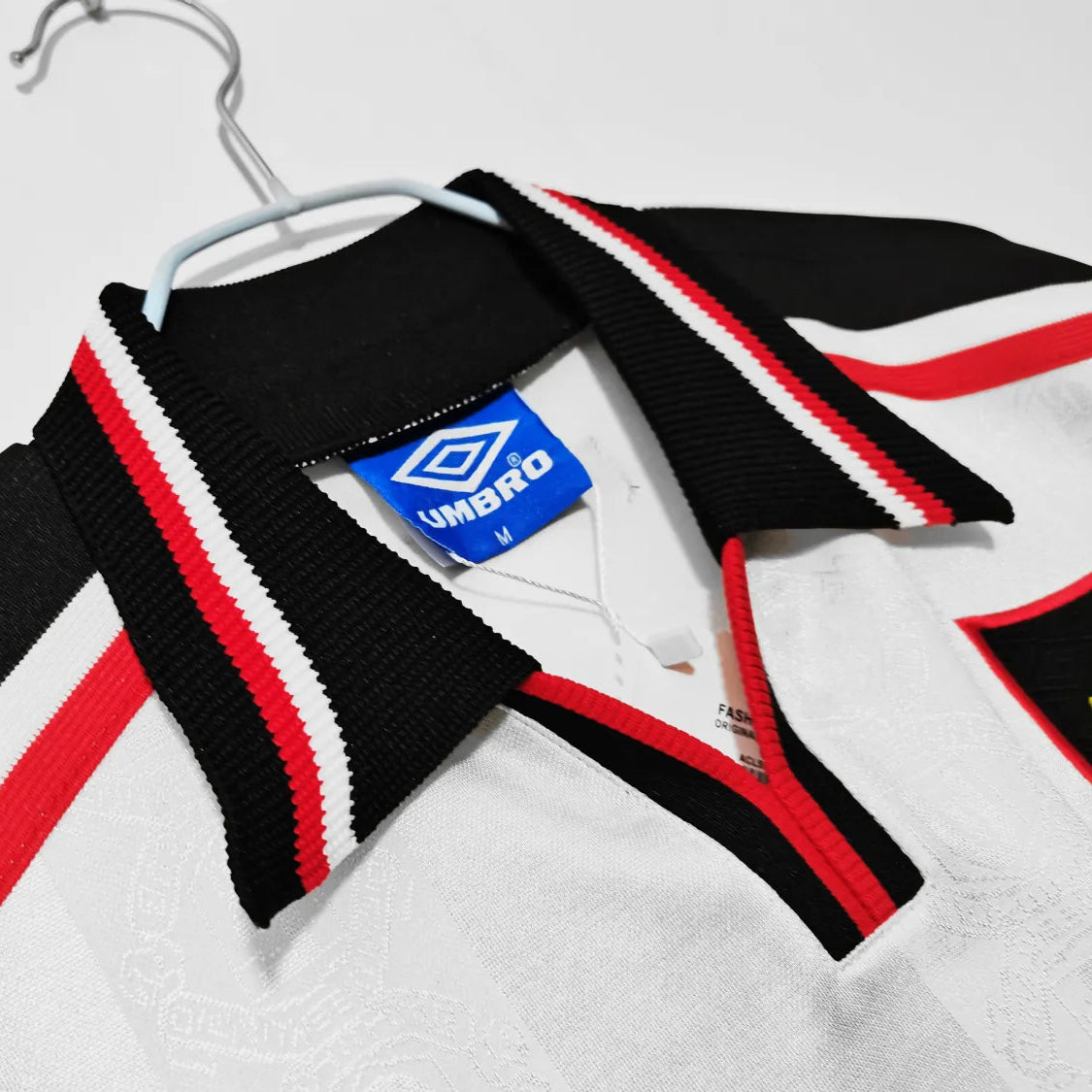 Maillot rétro extérieur Manchester United 1997/99 - Manches longues