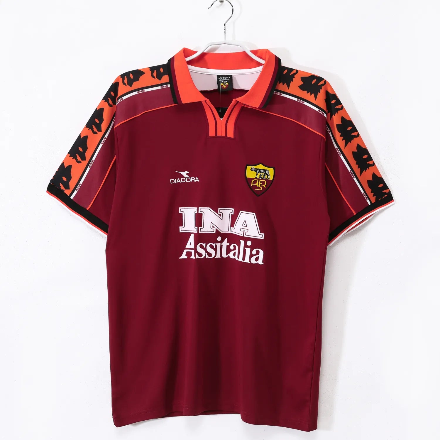 AS Roma 1998/99 Home Retro Shirt – Men