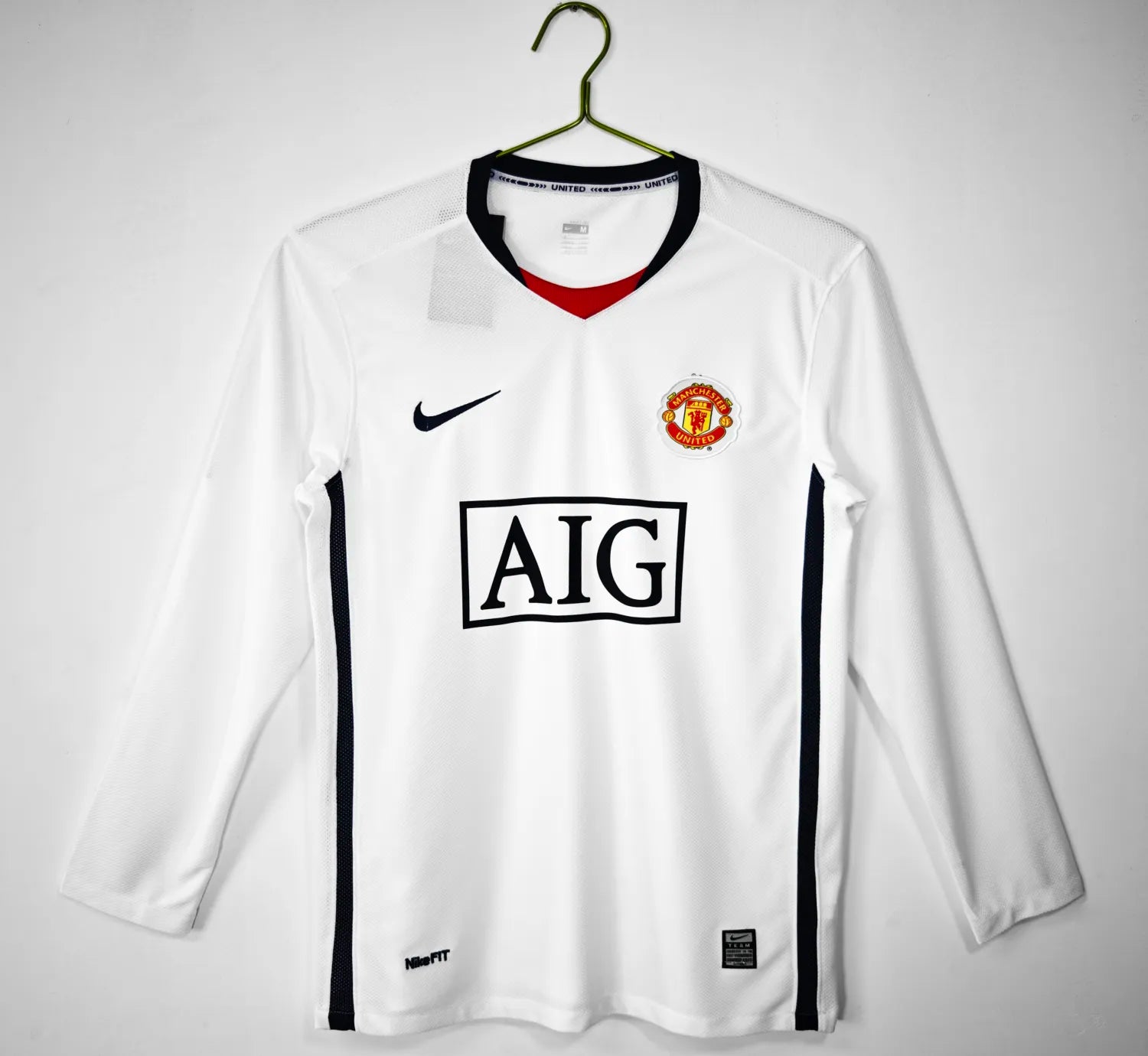 Camiseta Retro Manchester United Segunda Equipación 2008/09 - Manga Larga