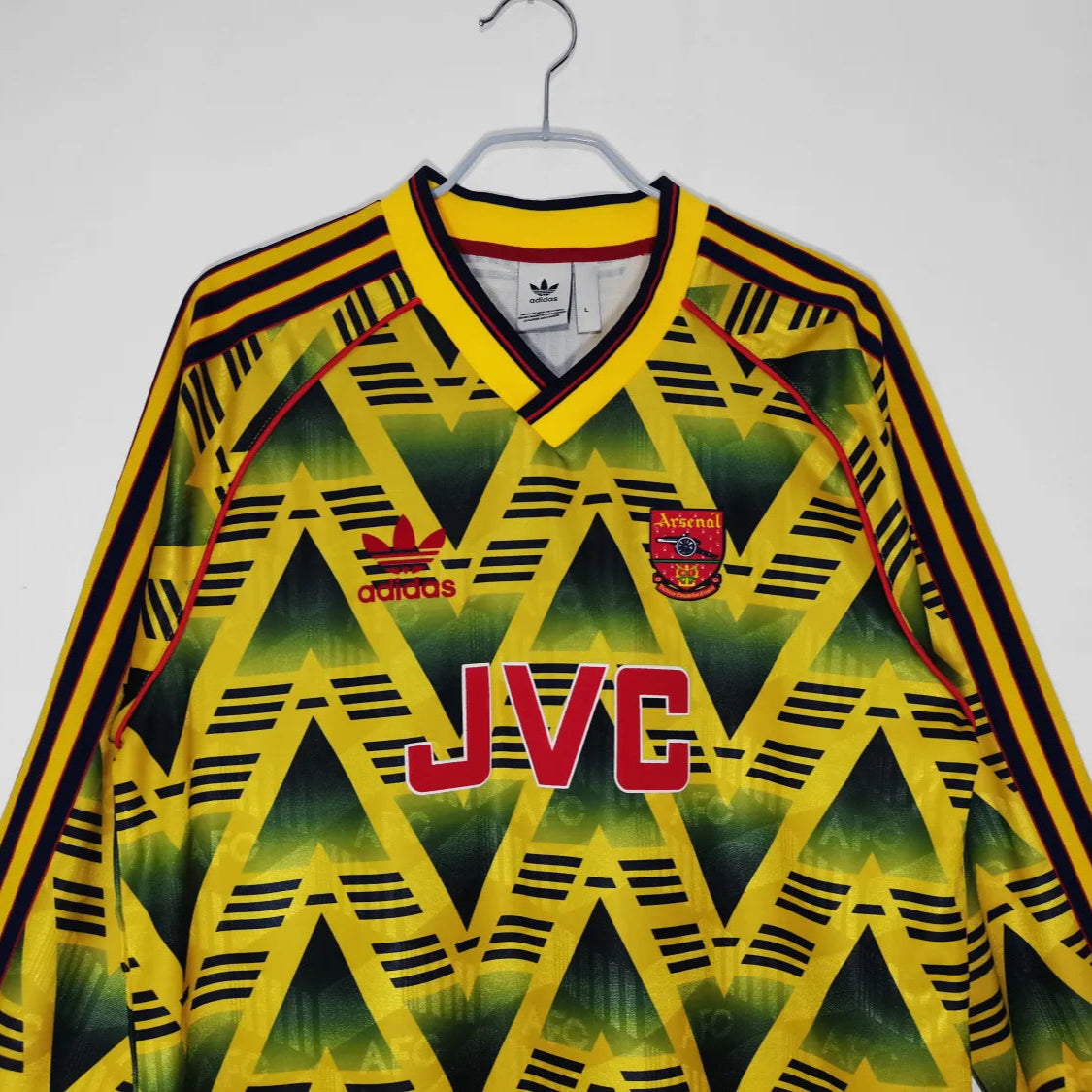 Maillot rétro extérieur Arsenal 1991/93 - Manches longues