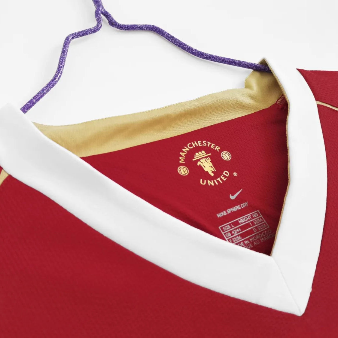 Camiseta Retro Manchester United Primera Equipación 2006/07 - Hombre