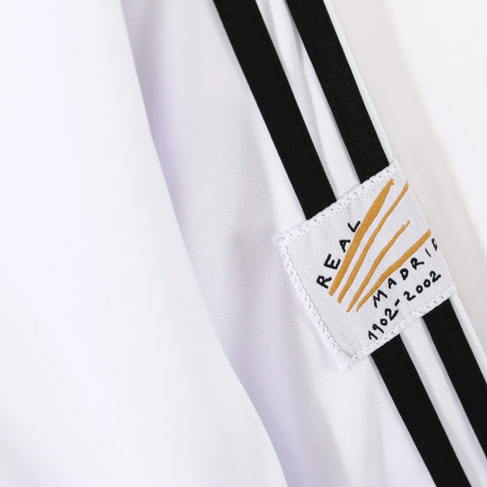 Maillot rétro domicile Real Madrid 2002/03 - Manches longues