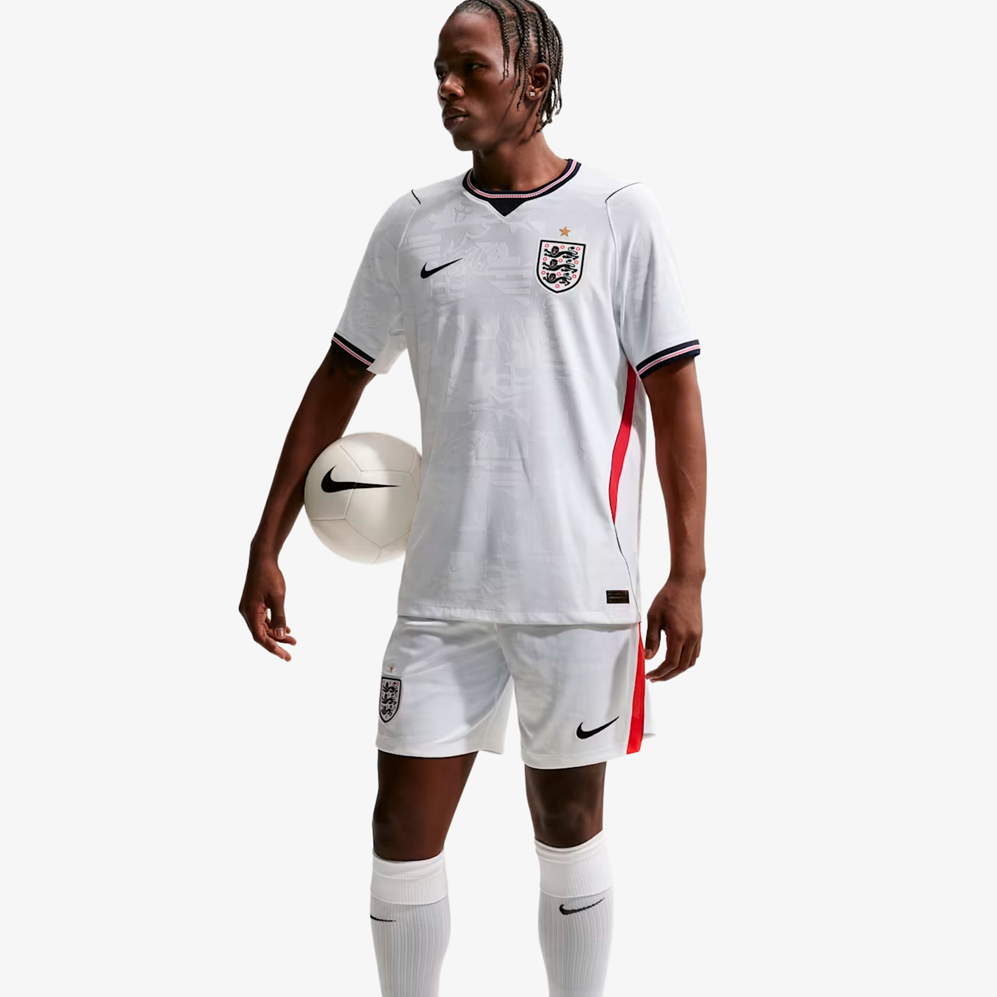 Camiseta Authentic Inglaterra Primera Equipación 2026 - Hombre