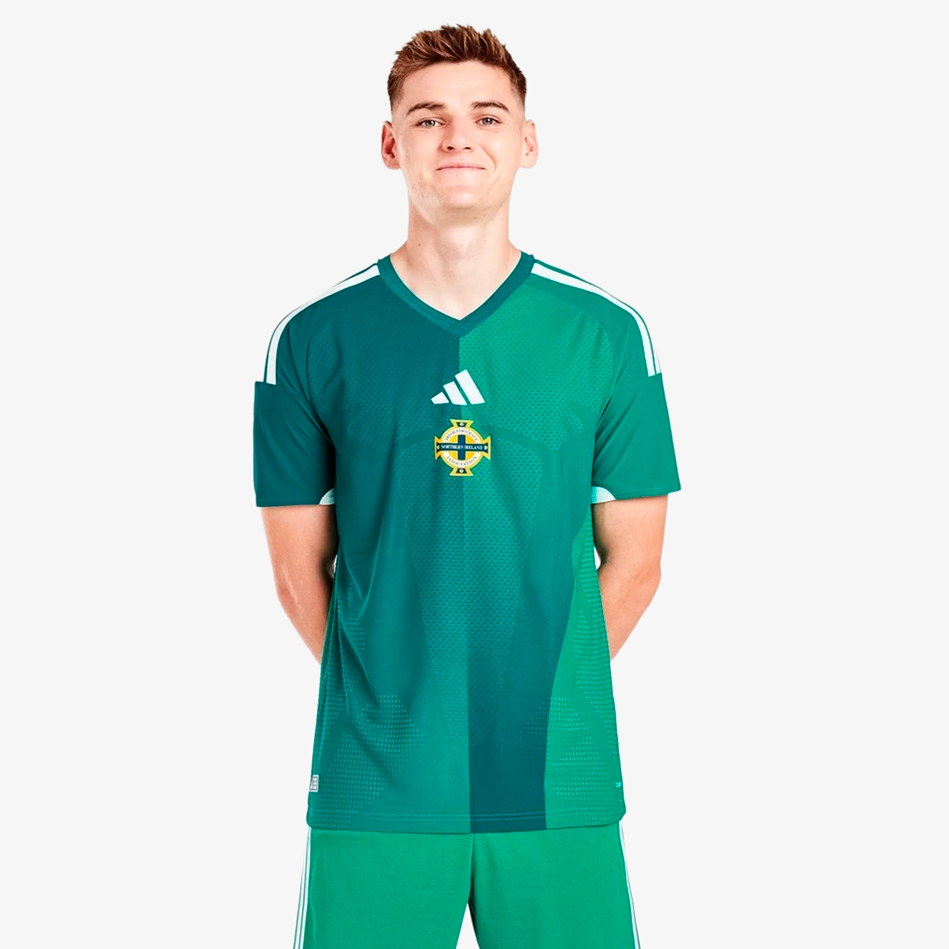 Maillot domicile authentique de l'Irlande du Nord 2025/26 - Homme