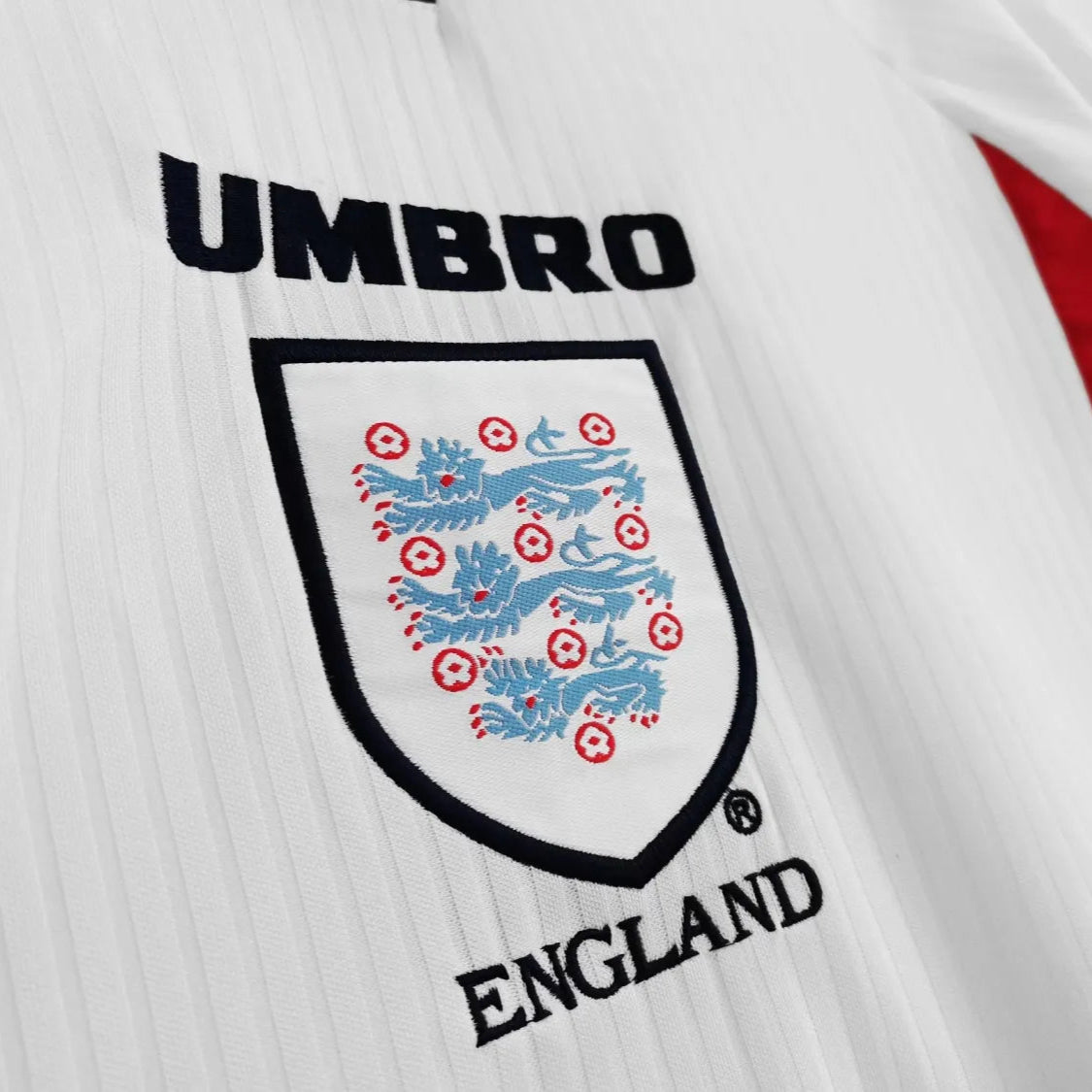 Camisa retrô da Inglaterra Home 1998 – Masculino