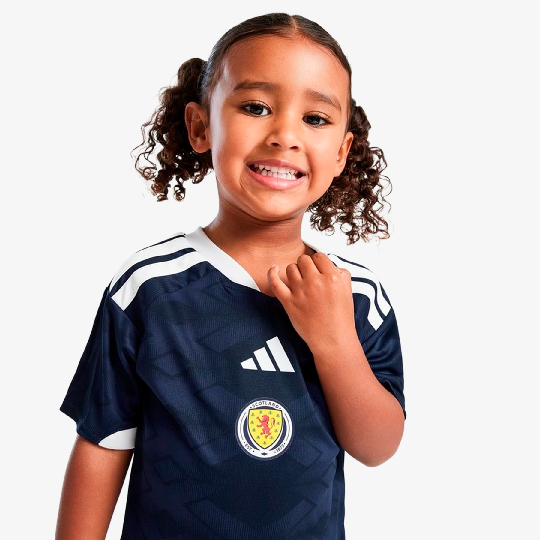 Maillot domicile des enfants de l'Écosse 2025/26
