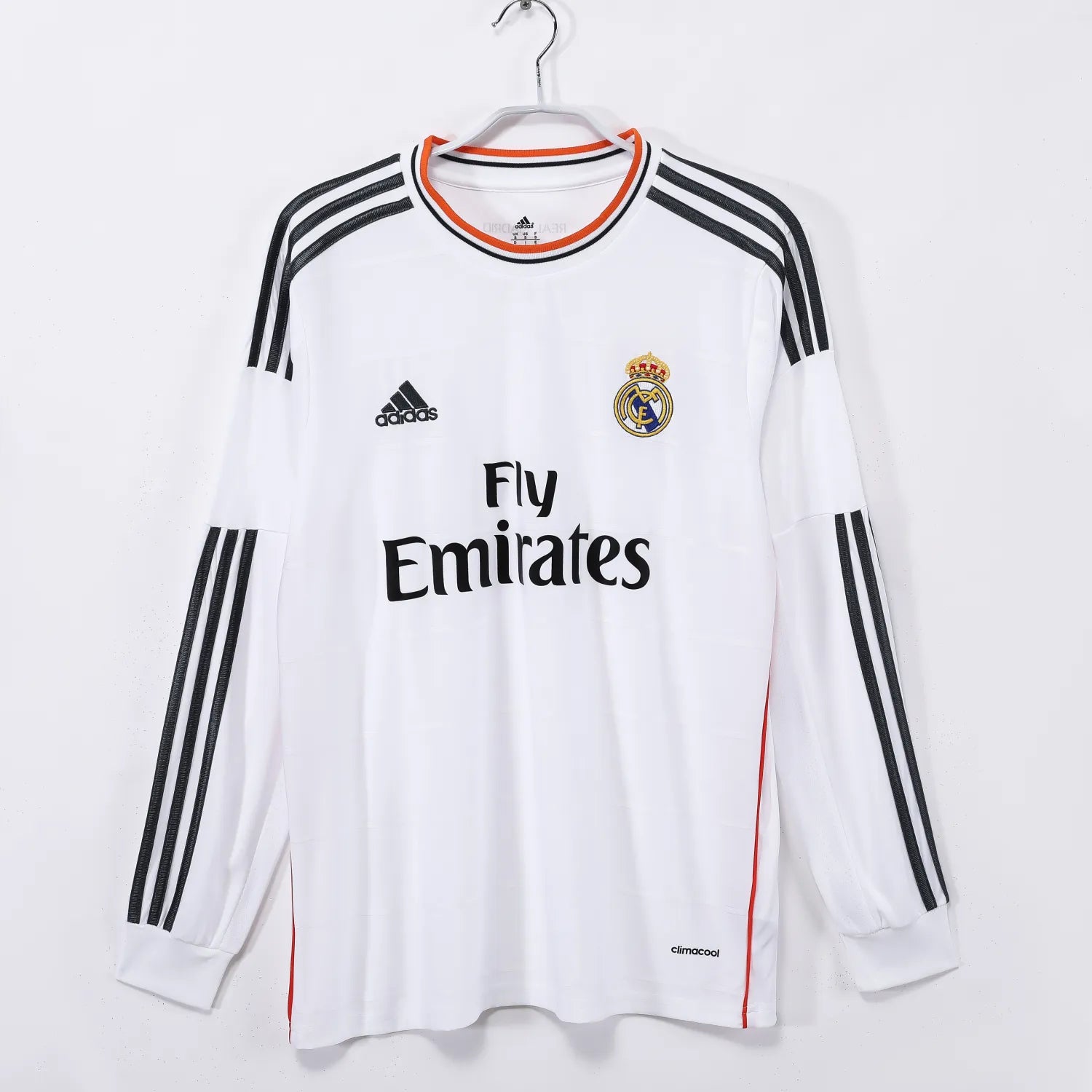 Real Madrid 2013/14 Home Retro Shirt - Long Sleeve