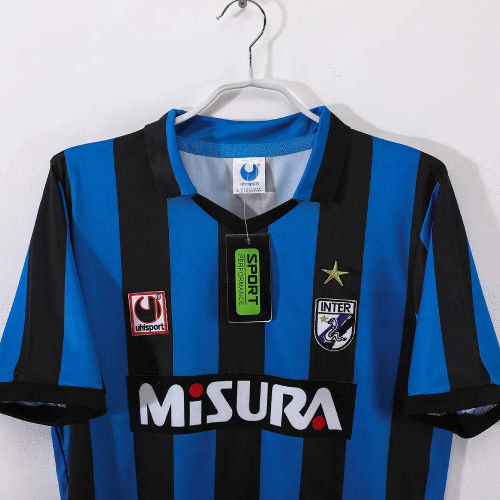 Maillot rétro domicile Inter Milan 1988/90 - Homme