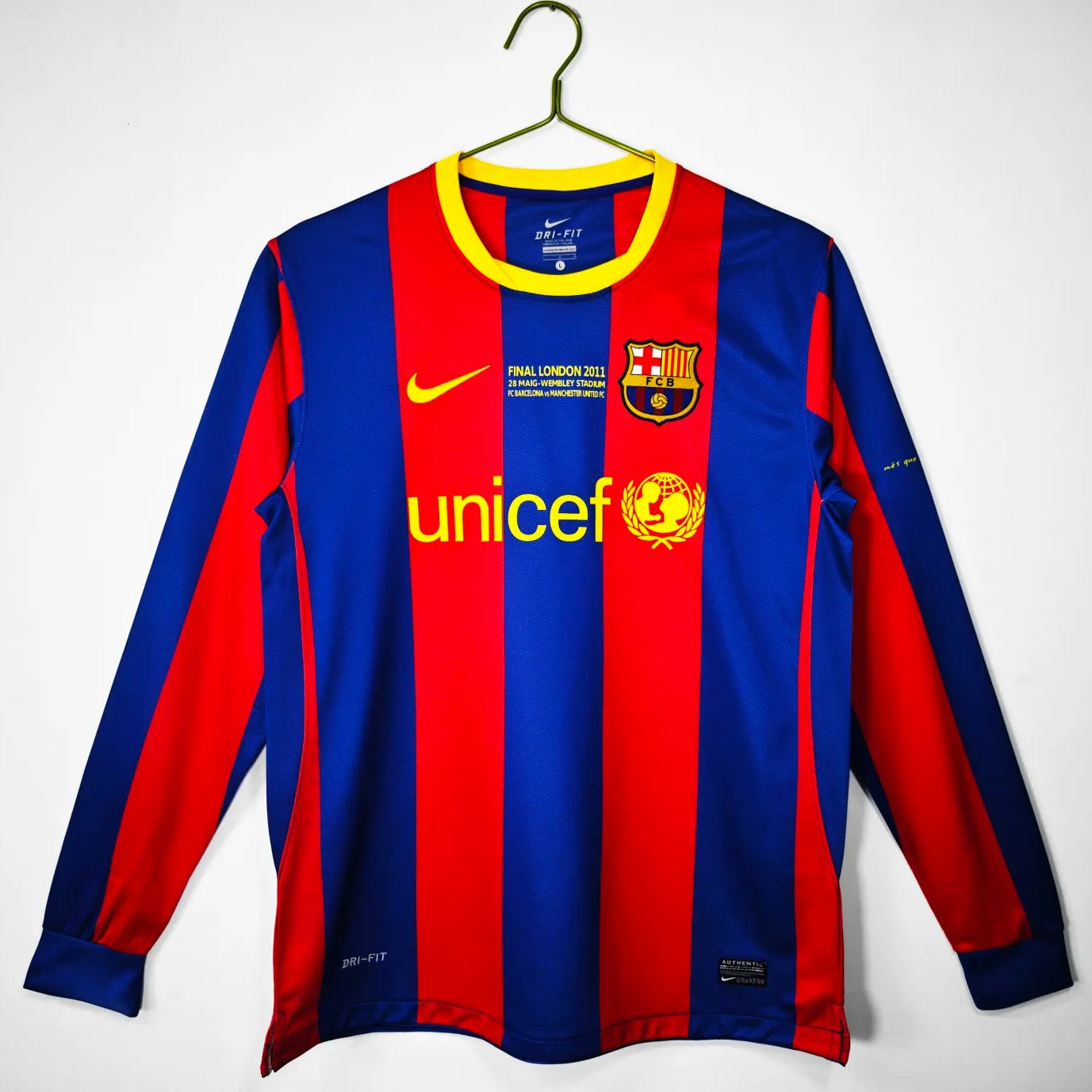 Camiseta Retro Barcelona Primera Equipación 2010/11 - Manga Larga