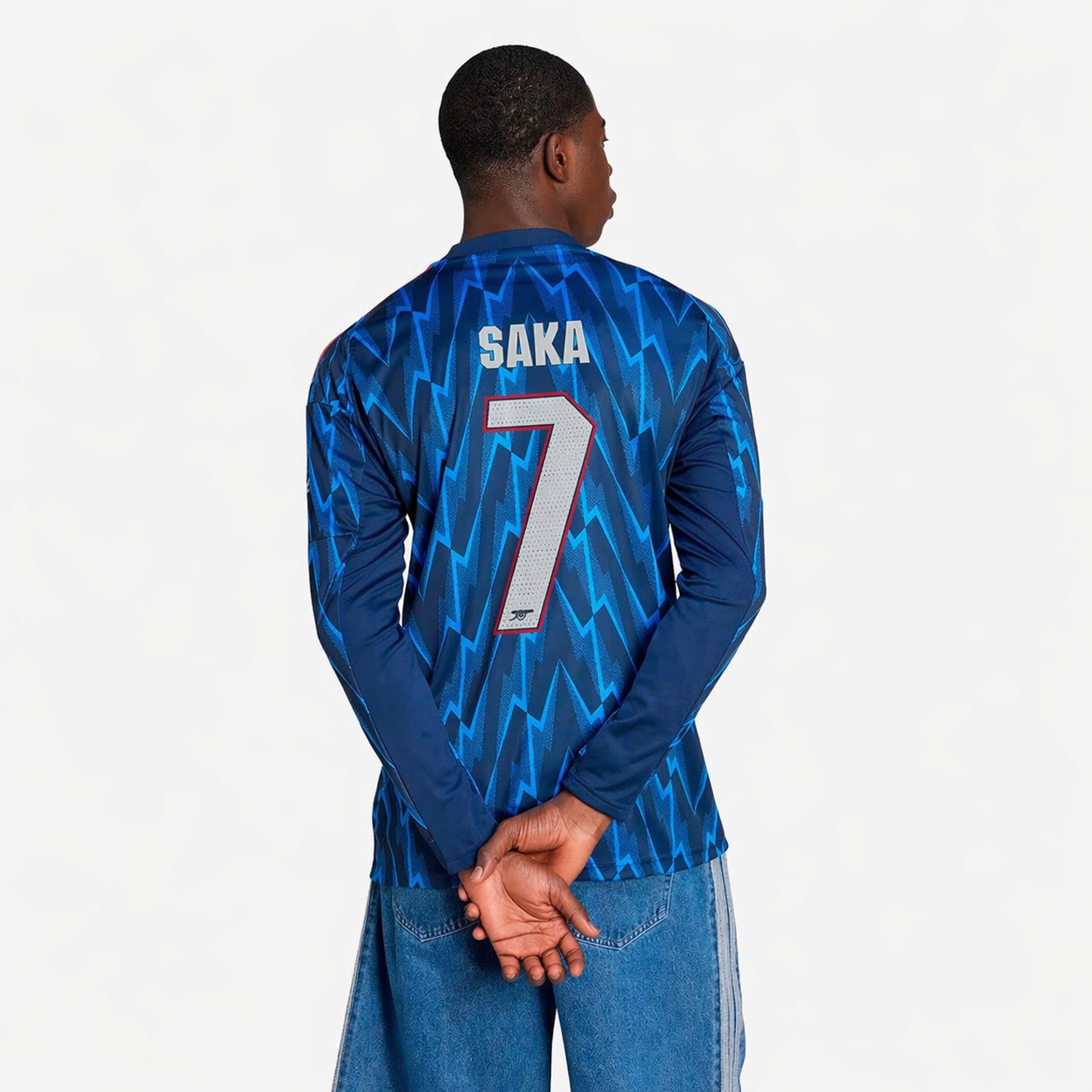 Camiseta Manga Larga Arsenal Segunda Equipación 2025/26 - Saka #7