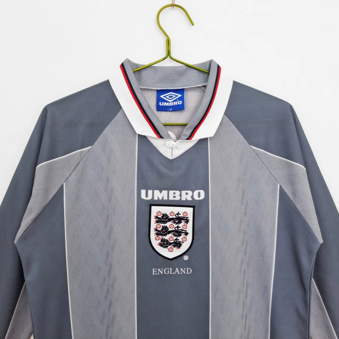 Camiseta Retro Inglaterra Segunda Equipación 1996 - Manga Larga
