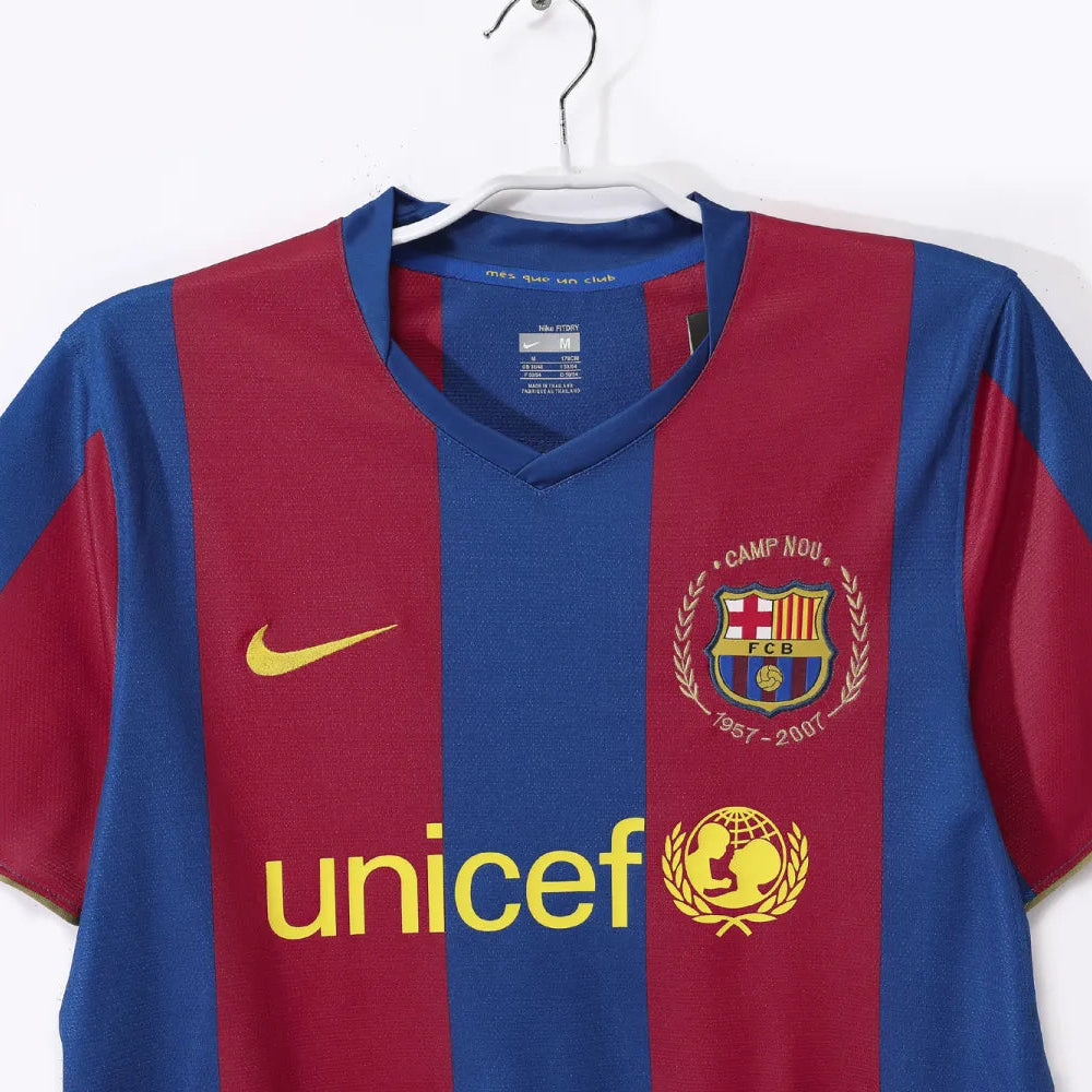 Maillot rétro domicile Barcelone 2007/08 - Homme