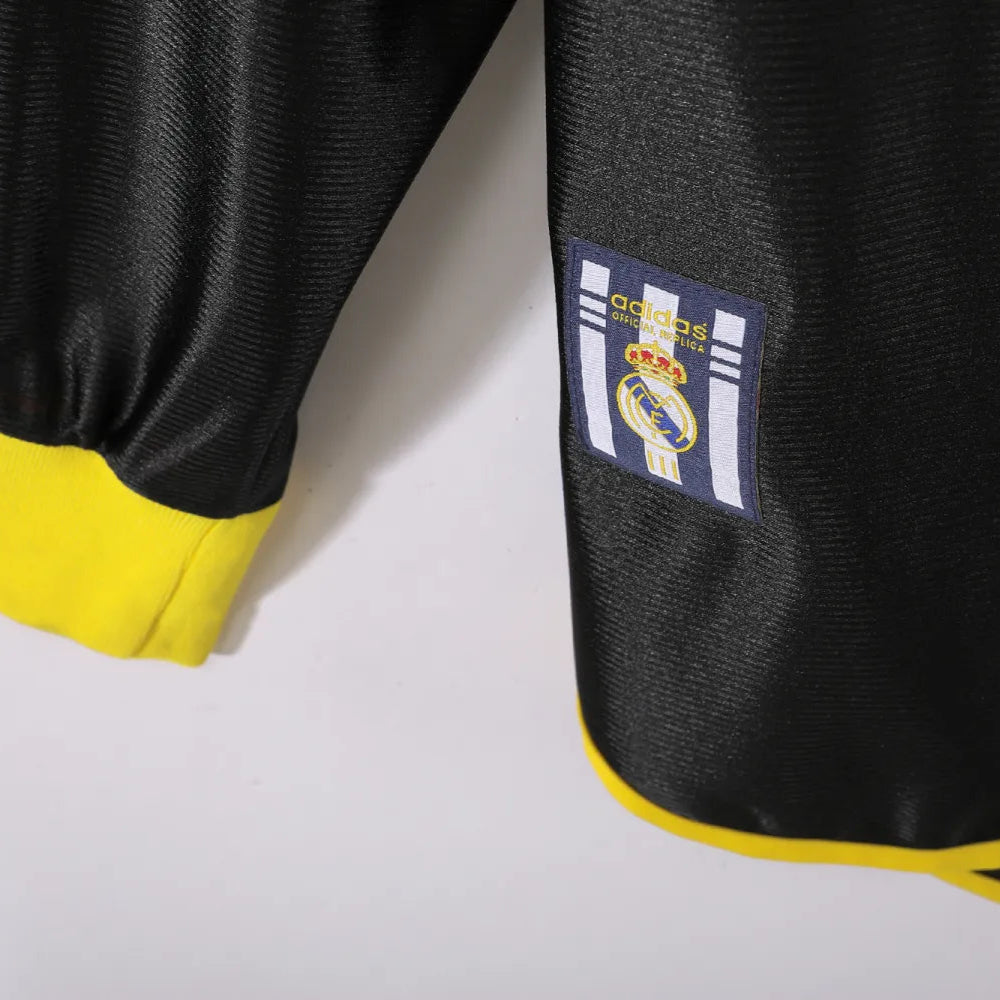 Maillot rétro extérieur Real Madrid 1999/00 - Manches longues