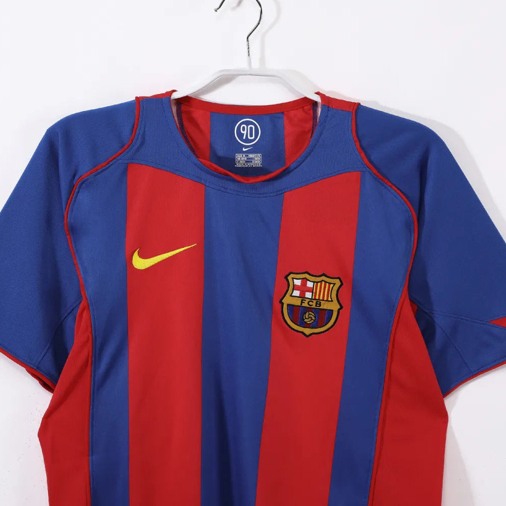 Camiseta Retro Barcelona Primera Equipación 2004/05 - Hombre