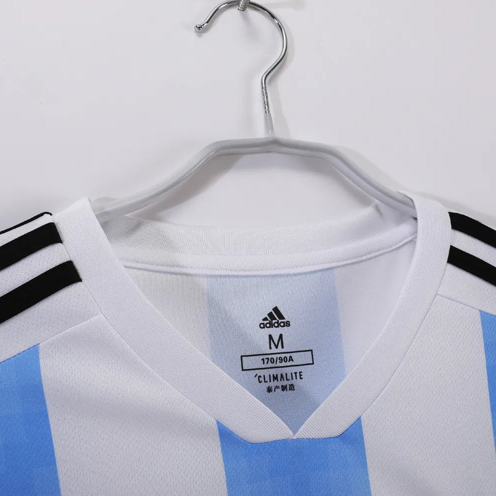 Argentina Home Retro Shirt 2018 - Men
