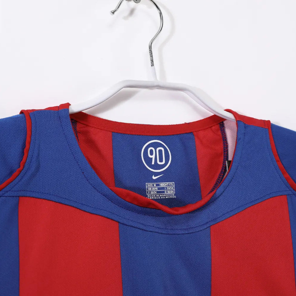 Camiseta Retro Barcelona Primera Equipación 2004/05 - Hombre