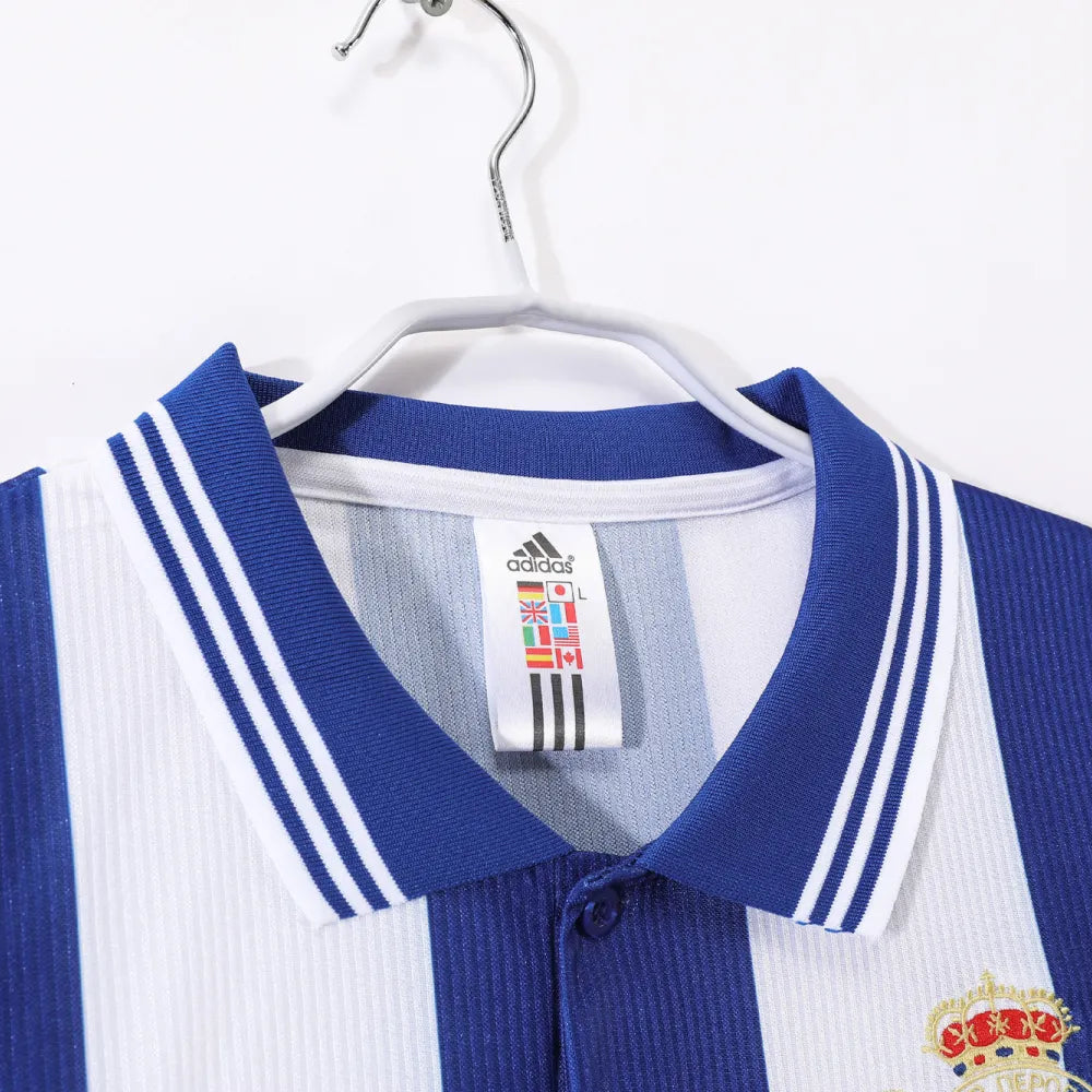Maillot rétro Deportivo La Corogne Domicile 1999/2000 - Homme