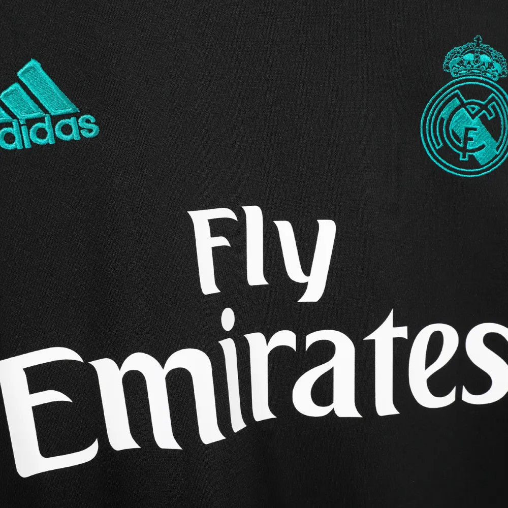 Maillot rétro extérieur Real Madrid 2017/18 - Manches longues