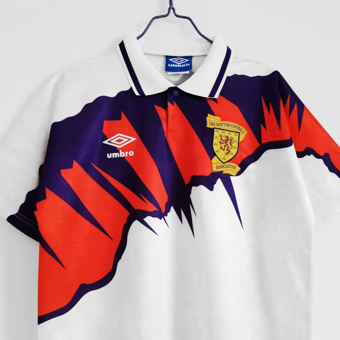 Camiseta Retro Escocia Segunda Equipación 1991/93 – Hombre