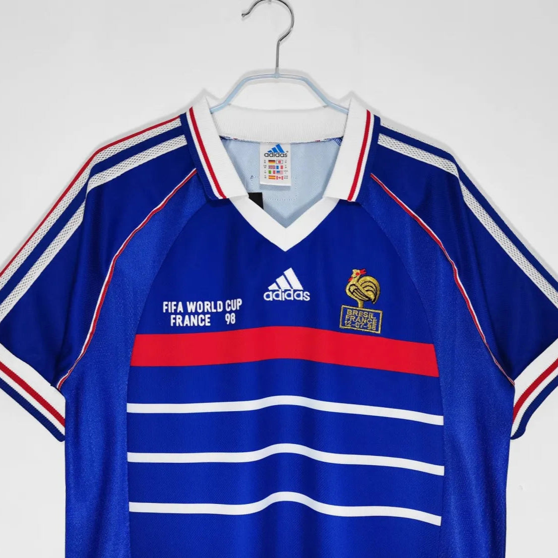 Camiseta Retro Francia Primera Equipación 1998 - Hombre
