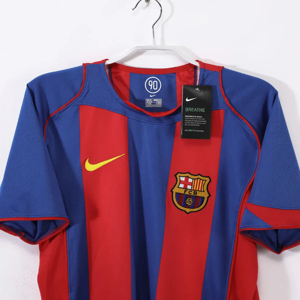 Camiseta Retro Barcelona Primera Equipación 2004/05 - Hombre