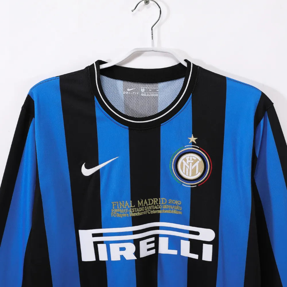 Maillot rétro domicile Inter Milan 2009/10 – Manches longues