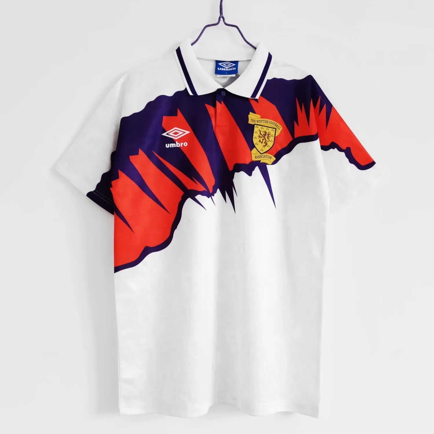 Camiseta Retro Escocia Segunda Equipación 1991/93 – Hombre