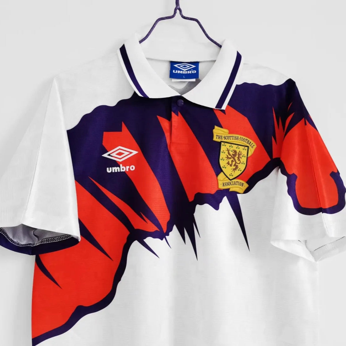 Camiseta Retro Escocia Segunda Equipación 1991/93 – Hombre