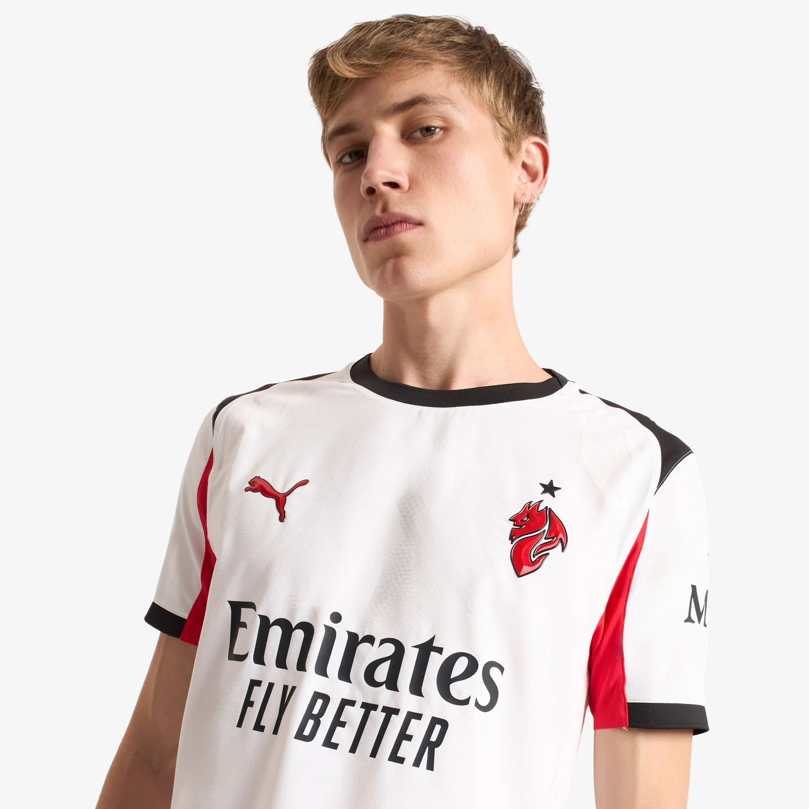 Camiseta Authentic AC Milan Segunda Equipación 2025/26 - Hombre