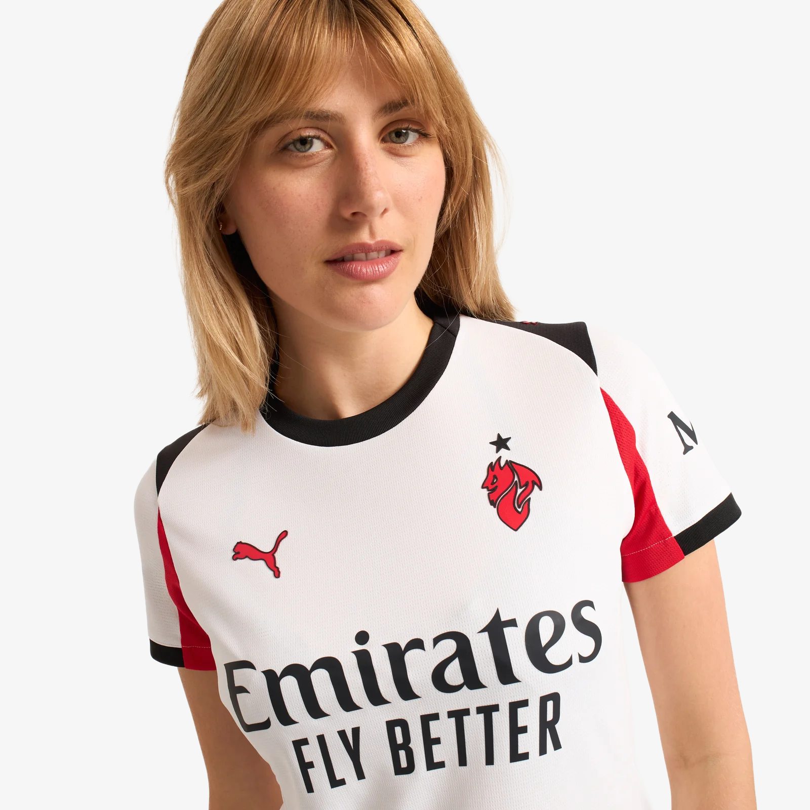 Camiseta AC Milan Segunda Equipación 2025/26 - Mujer