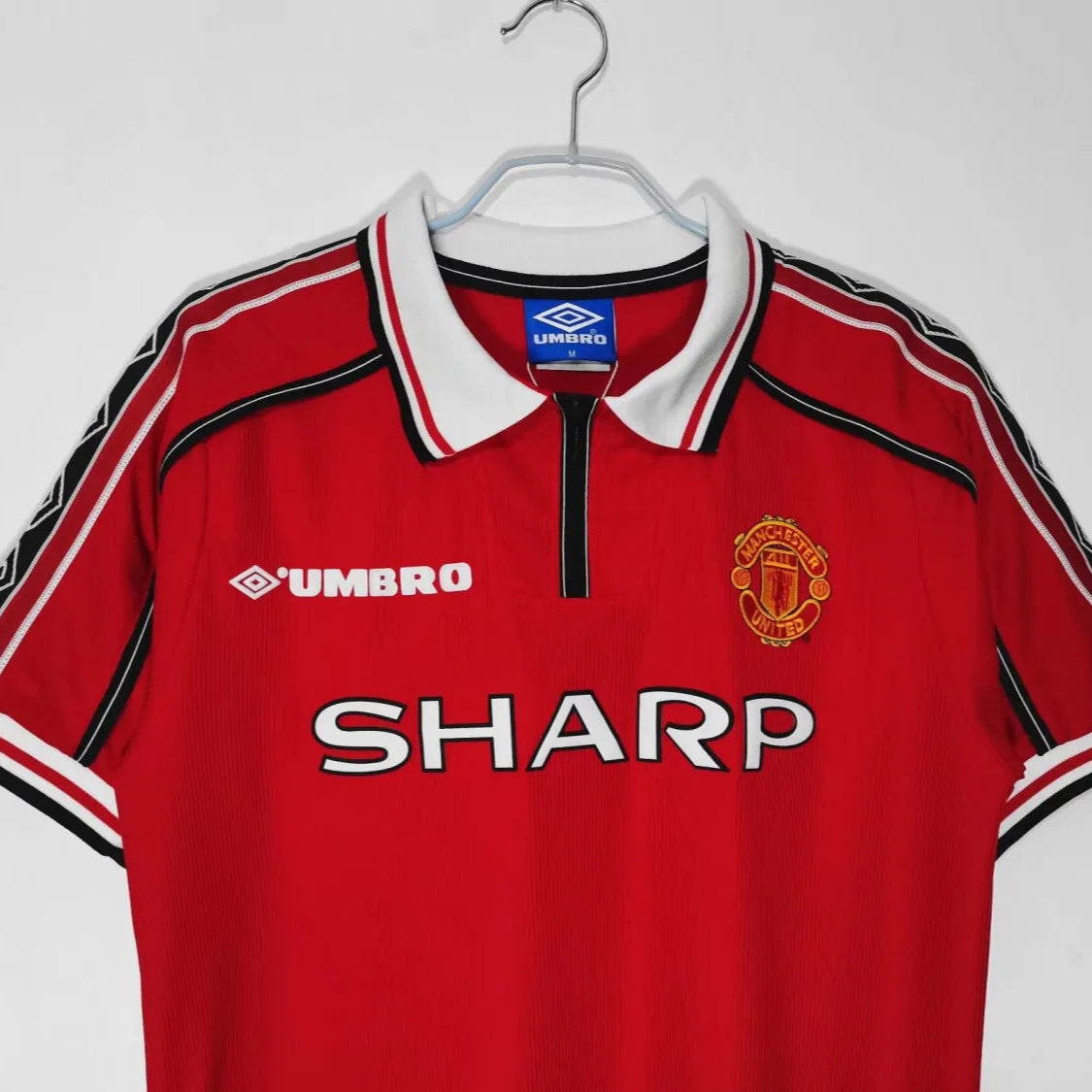 Maillot rétro domicile Manchester United 1998/1999 - Homme