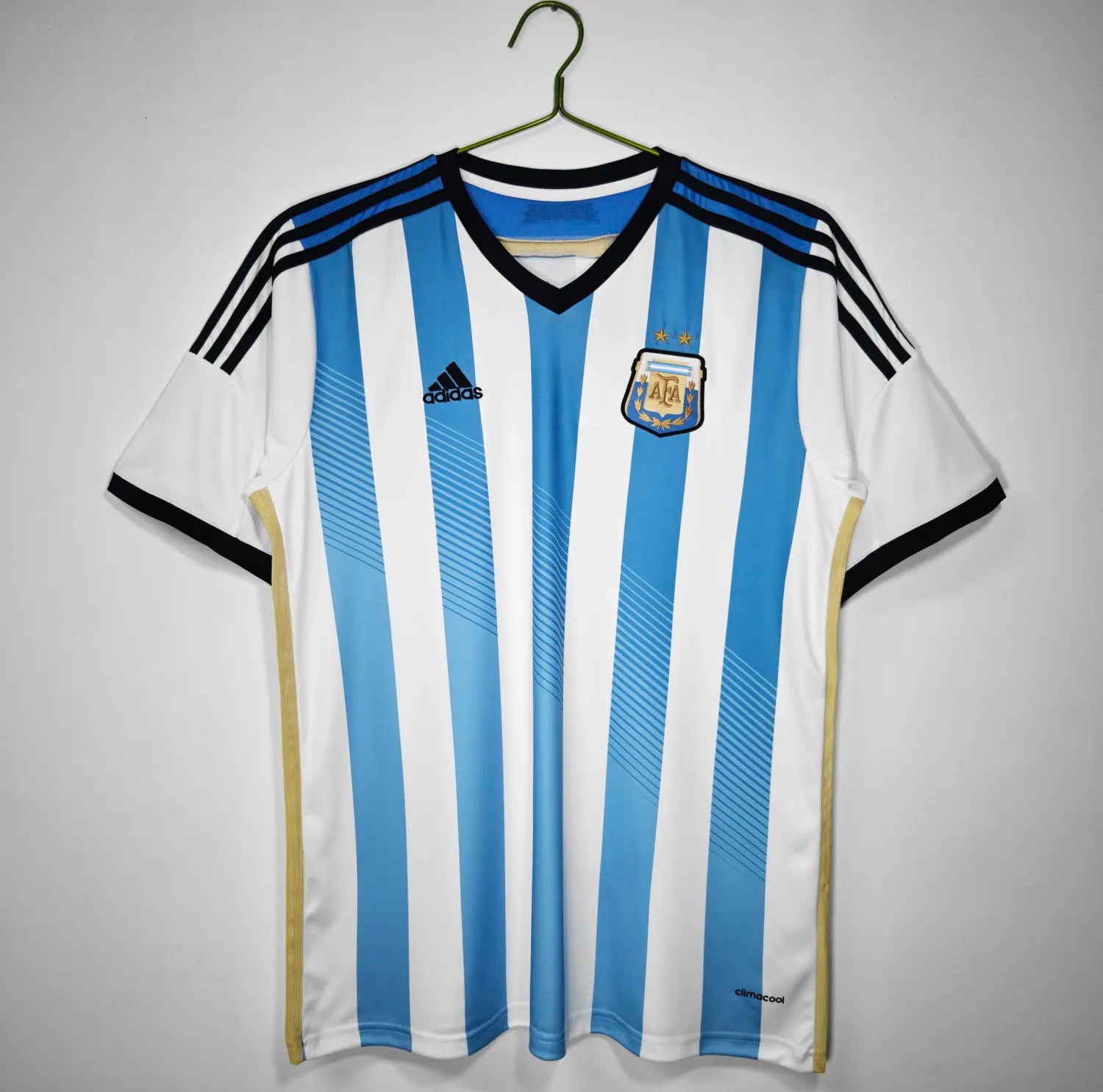 Argentina Home Retro Shirt 2014 - Men
