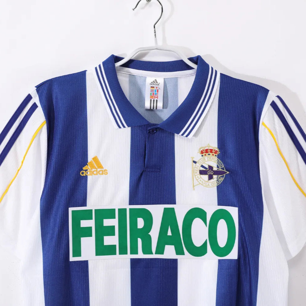 Maillot rétro Deportivo La Corogne Domicile 1999/2000 - Homme