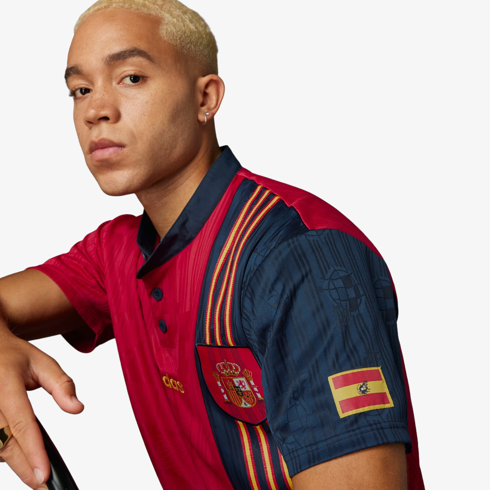 Camiseta Retro España Primera Equipación 1996 - Hombre