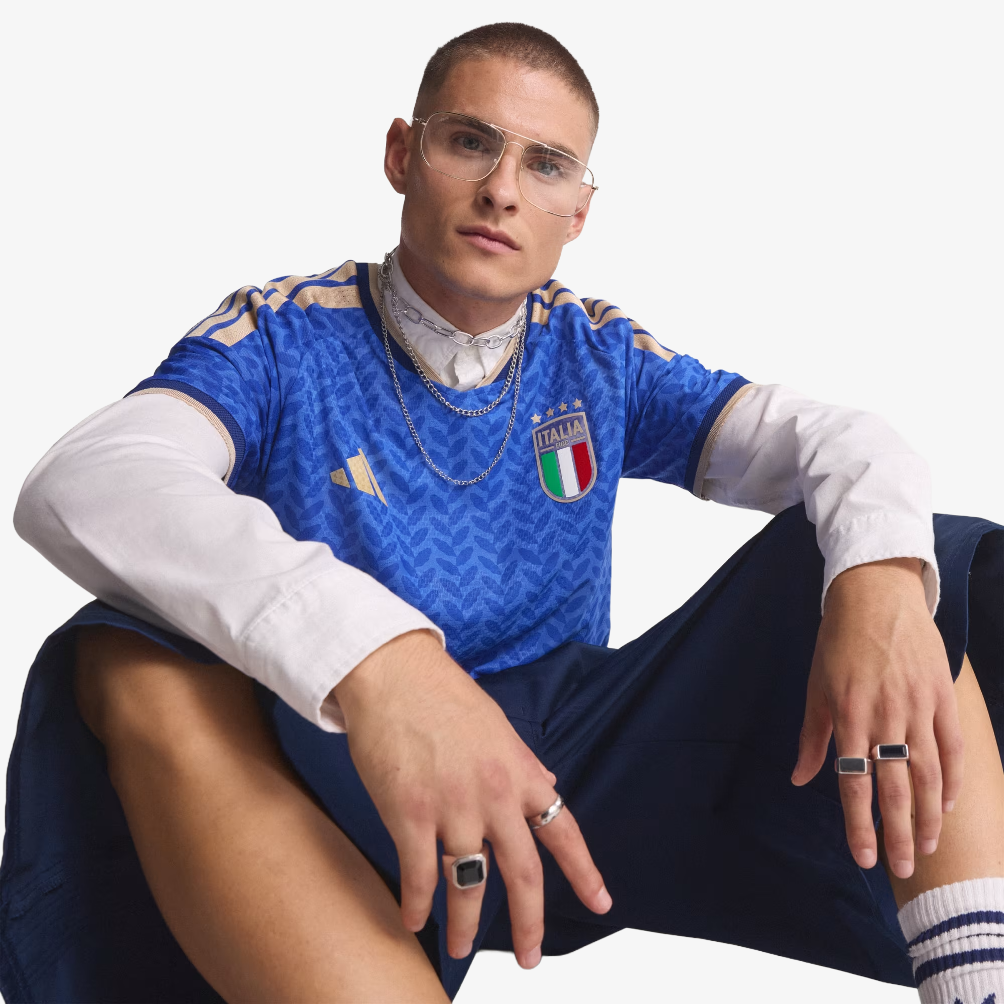 Maillot domicile authentique Italie 2025/26 - Homme