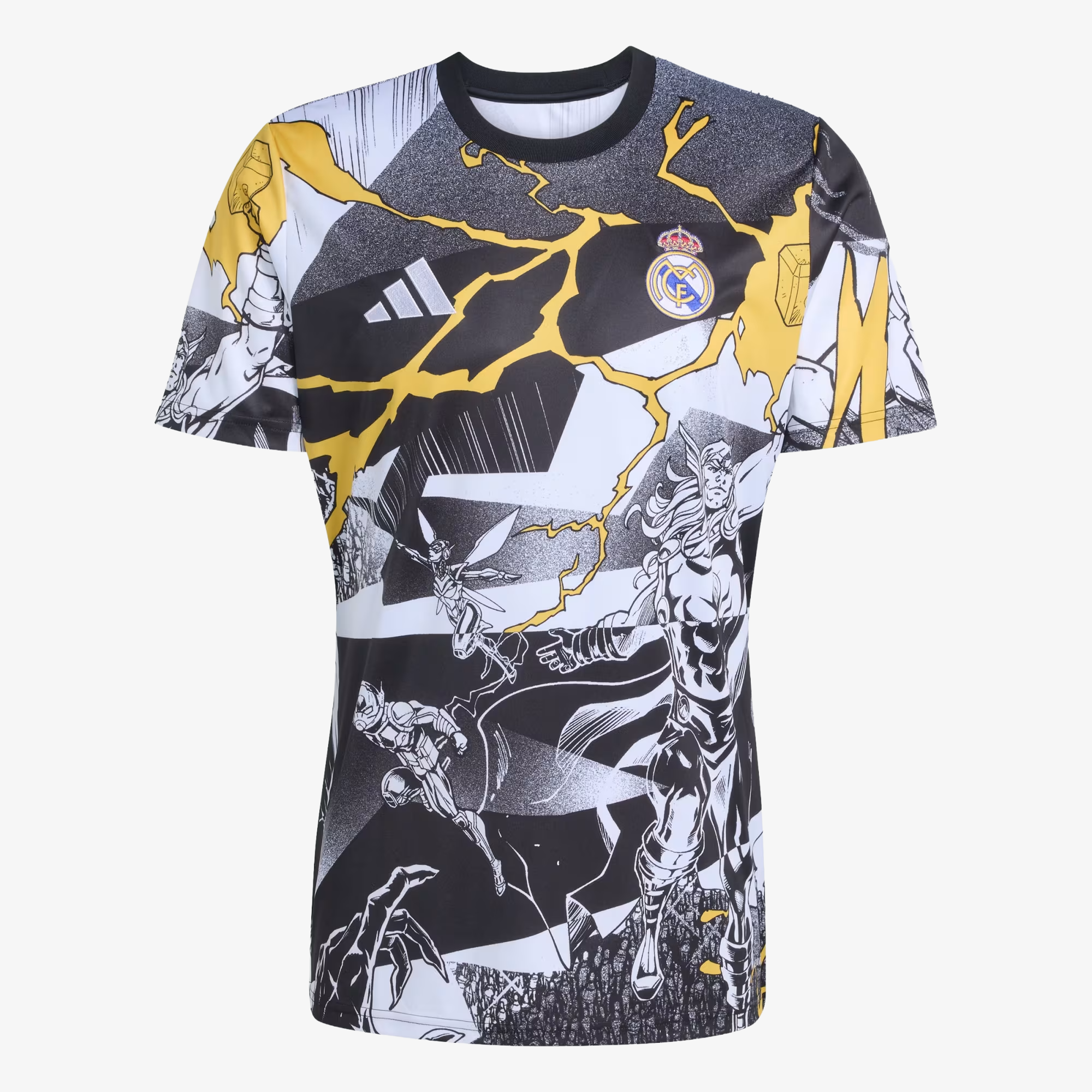 Camiseta Real Madrid calentamiento Avengers 2025/26 - Hombre
