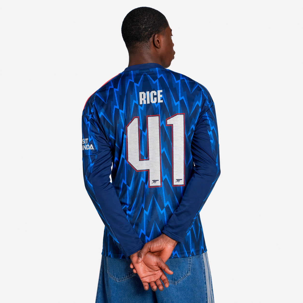 Camiseta Manga Larga Arsenal Segunda Equipación 2025/26 - Rice #41