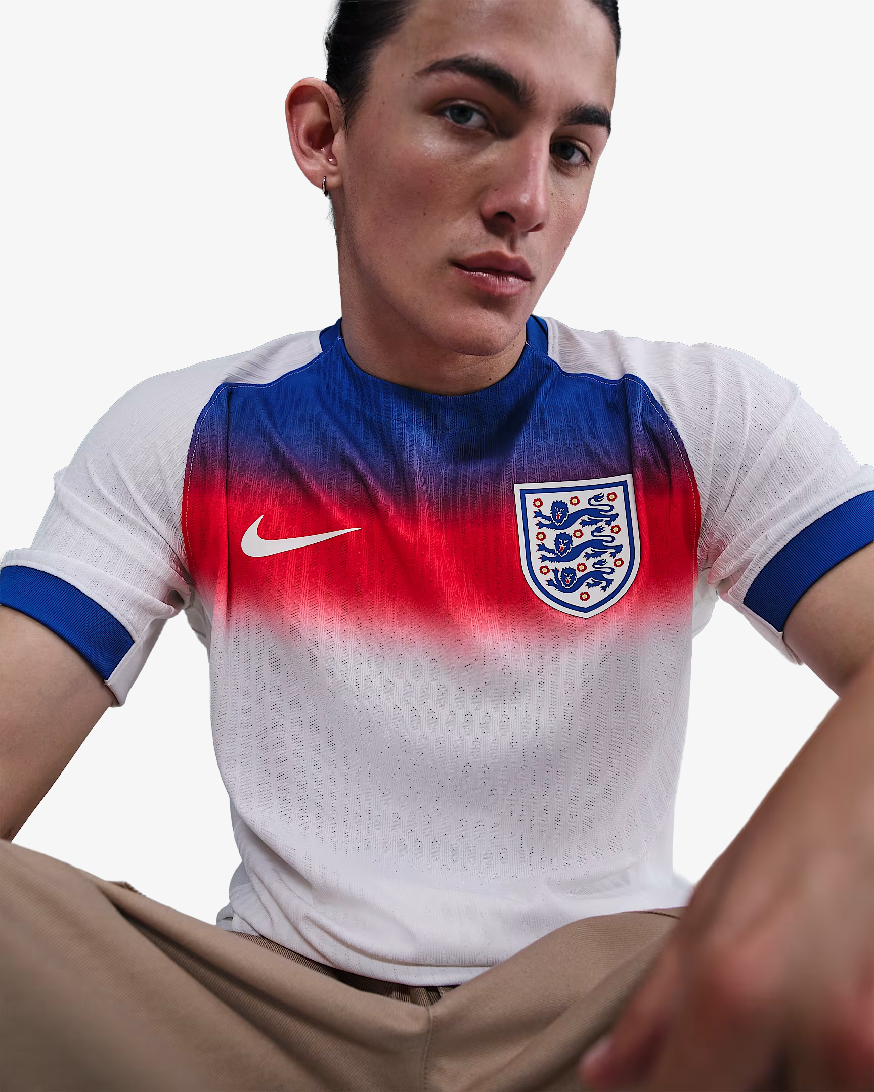Camiseta Authentic Inglaterra Primera Equipación 2025/26 - Hombre