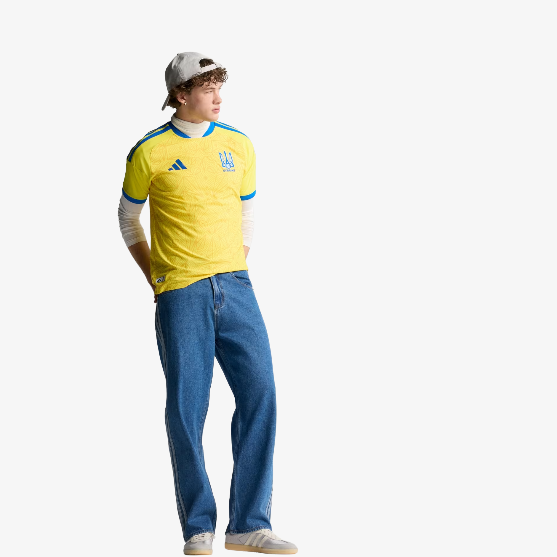 Maillot domicile authentique de l'Ukraine 2025/26 - Homme