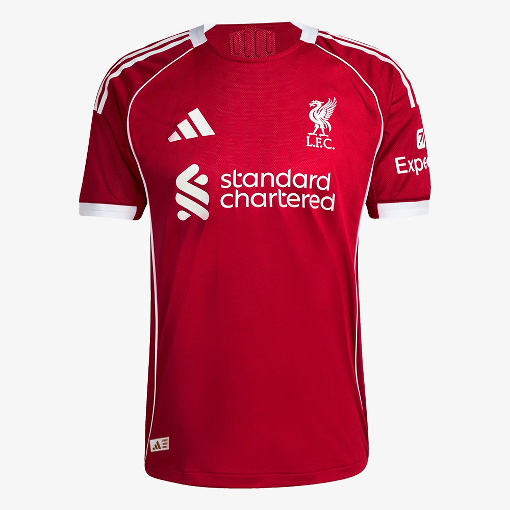 Camiseta Authentic Liverpool FC Primera Equipación 2025/26 - Hombre