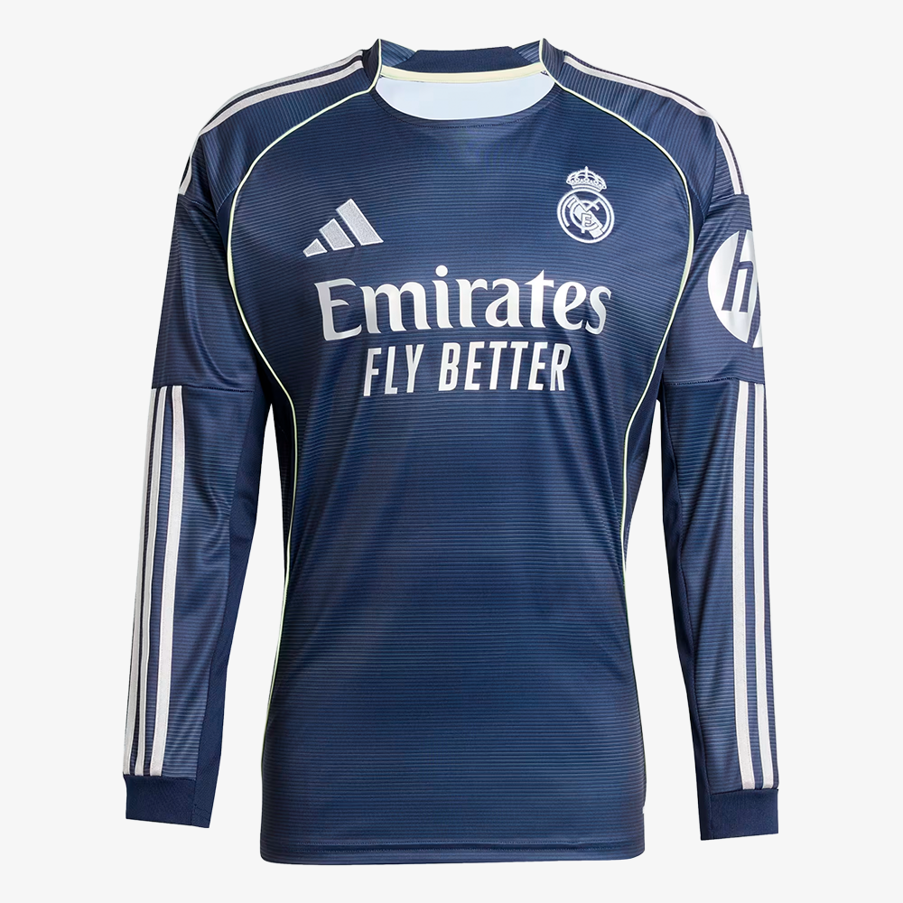 Camiseta Real Madrid Segunda Equipación 2025/26 - Manga Larga