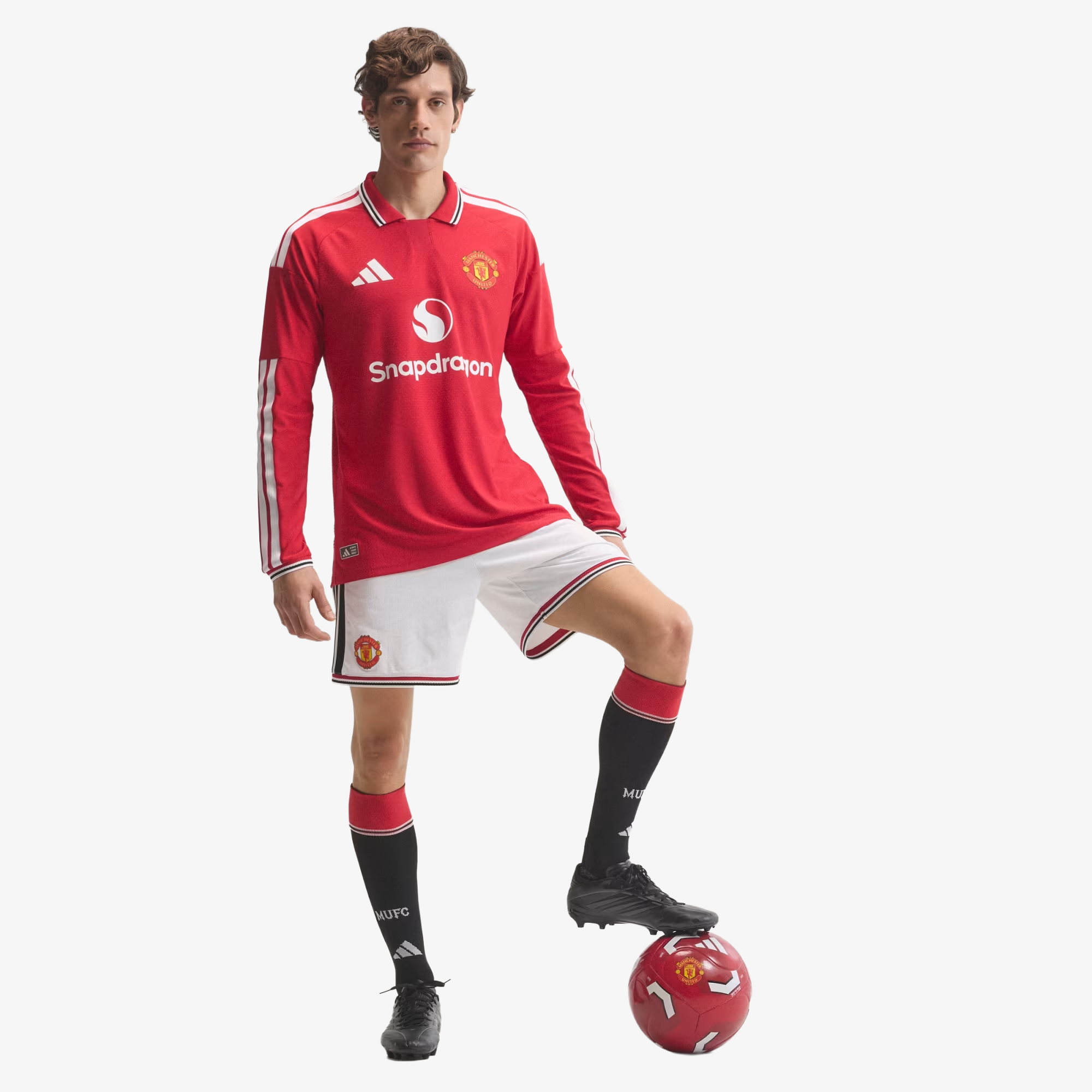 Camiseta Authentic Manchester United Primera Equipación 2026/27 - Manga Larga