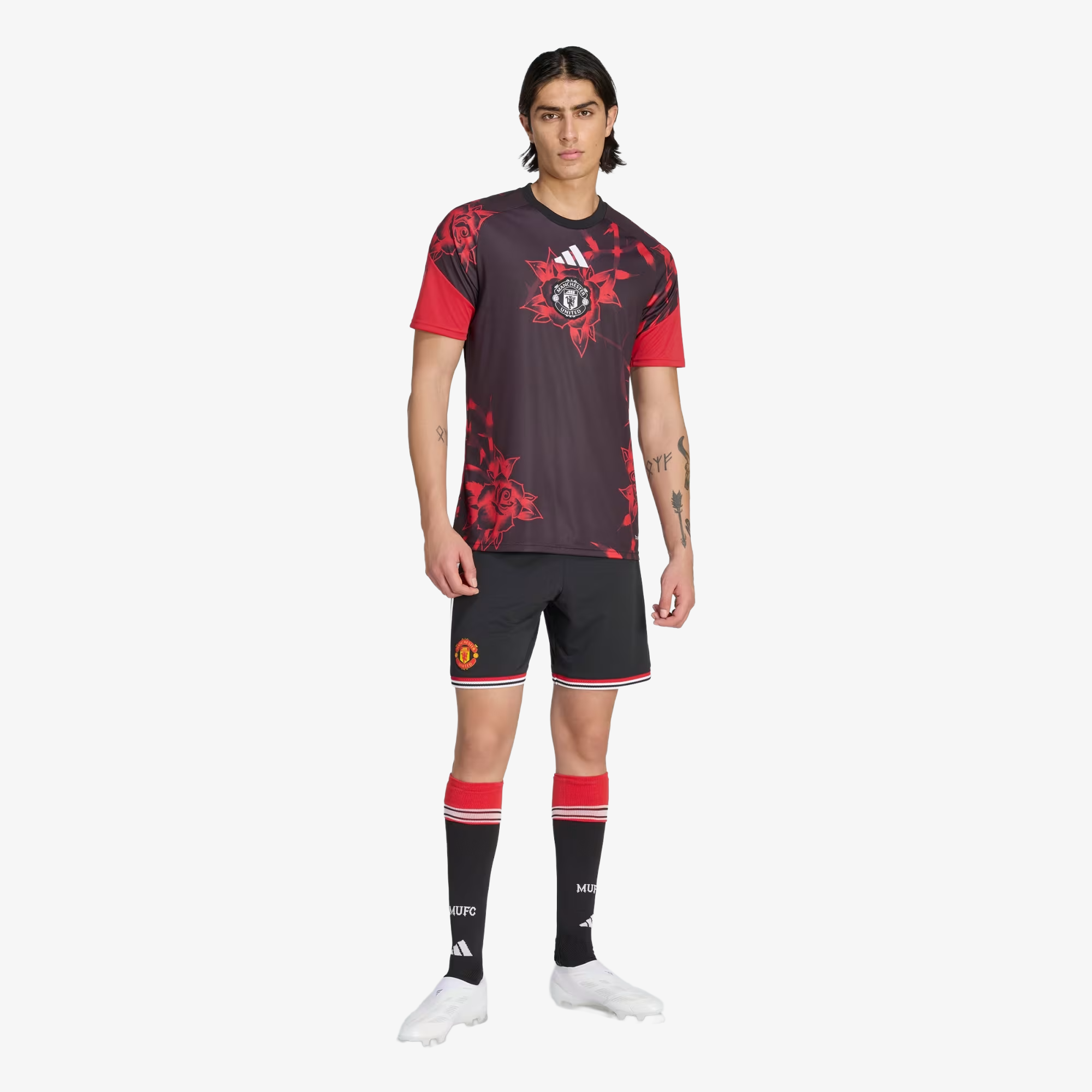Camisa pré-jogo do Manchester United 2026/27 vermelha - masculina