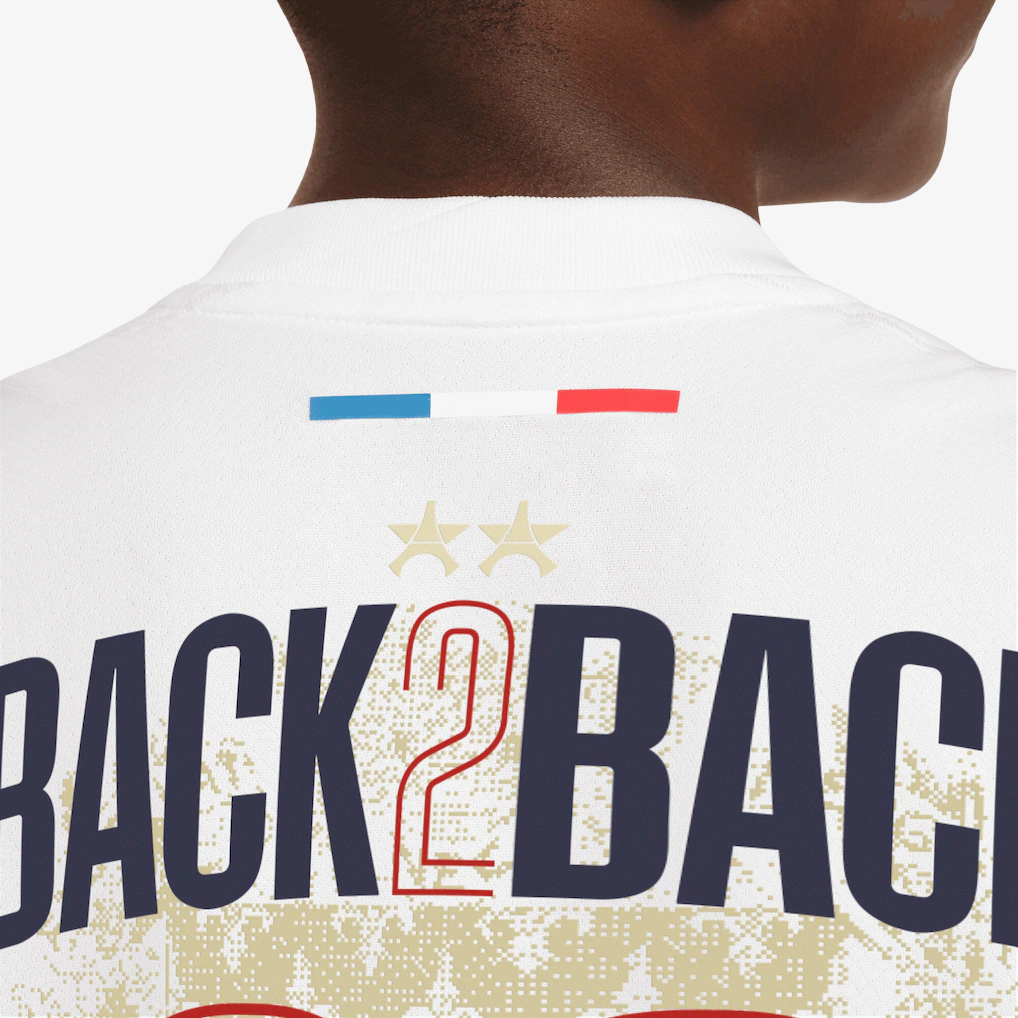 Conjunto Niños Paris Saint-Germain Segunda Equipación Campeón de Europa 2026 - Back 2 Back