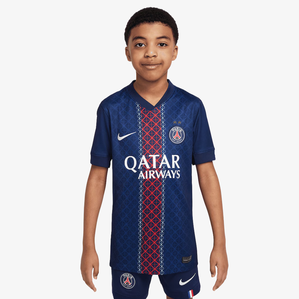 Conjunto Niños Paris Saint-Germain Primera Equipación Campeón de Europa 2026