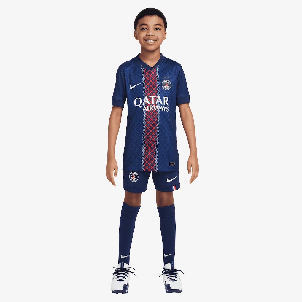 Conjunto Niños Paris Saint-Germain Primera Equipación Campeón de Europa 2026