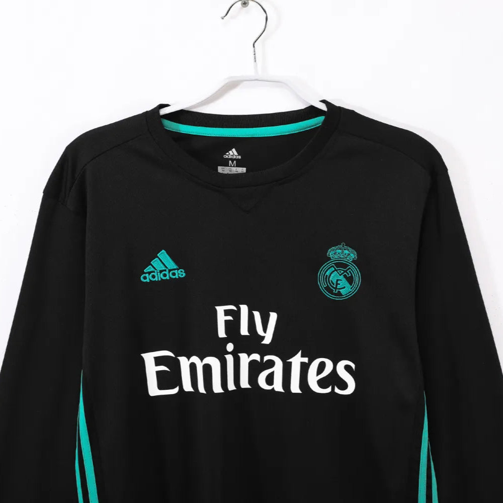 Maillot rétro extérieur Real Madrid 2017/18 - Manches longues
